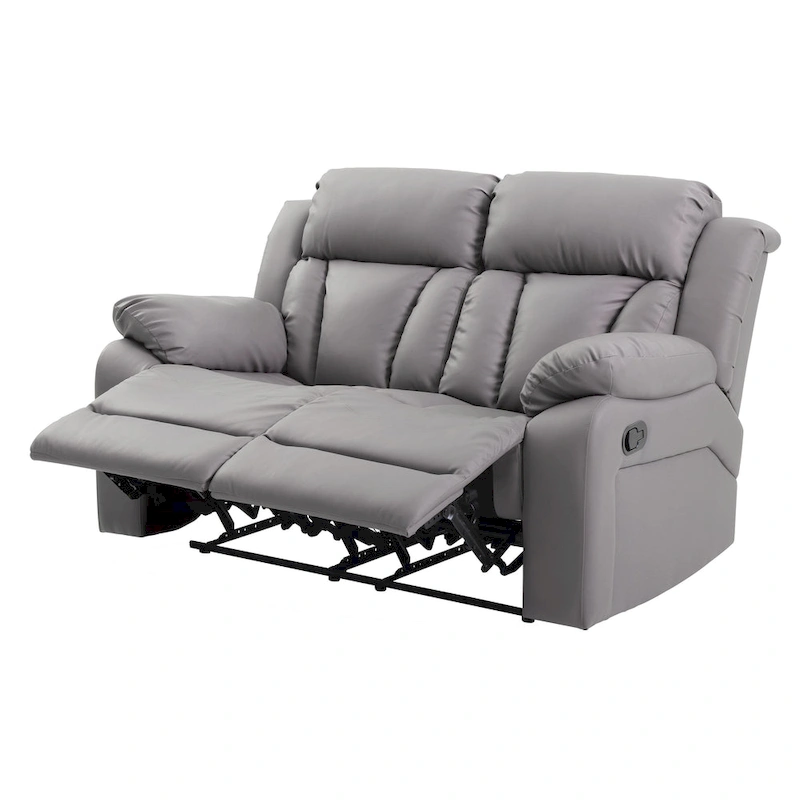 Daria Faux Leather Reclining Loveseat