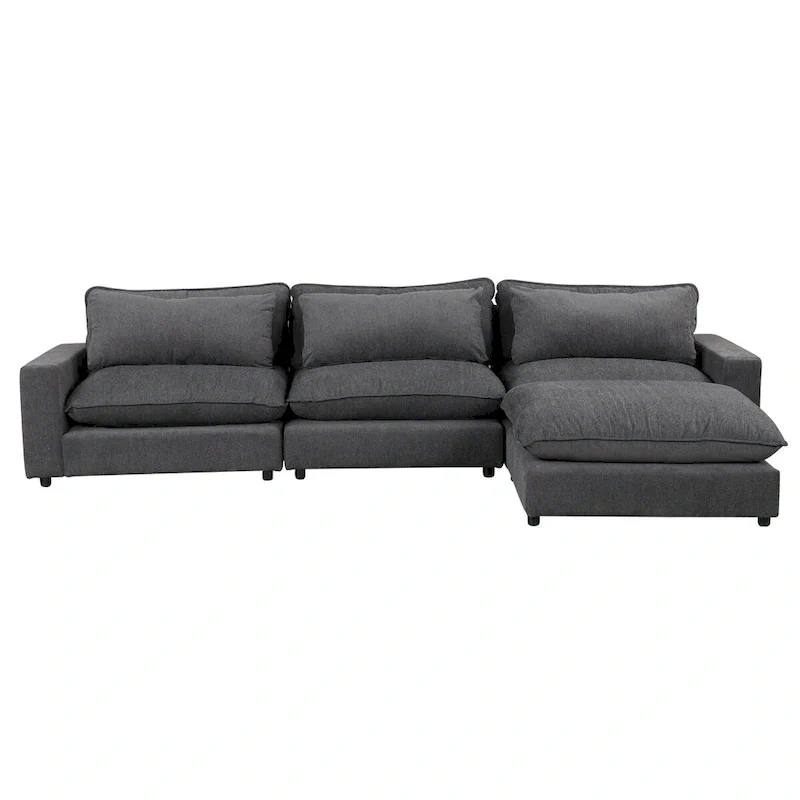 Sectional Sofa Cloud Sofa Chenille Upholstered Sofa