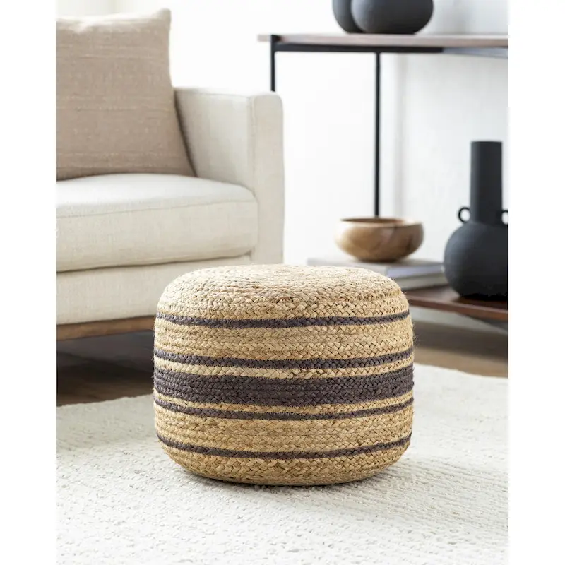 Artistic Weavers Kazan Farmhouse Stripe Pouf