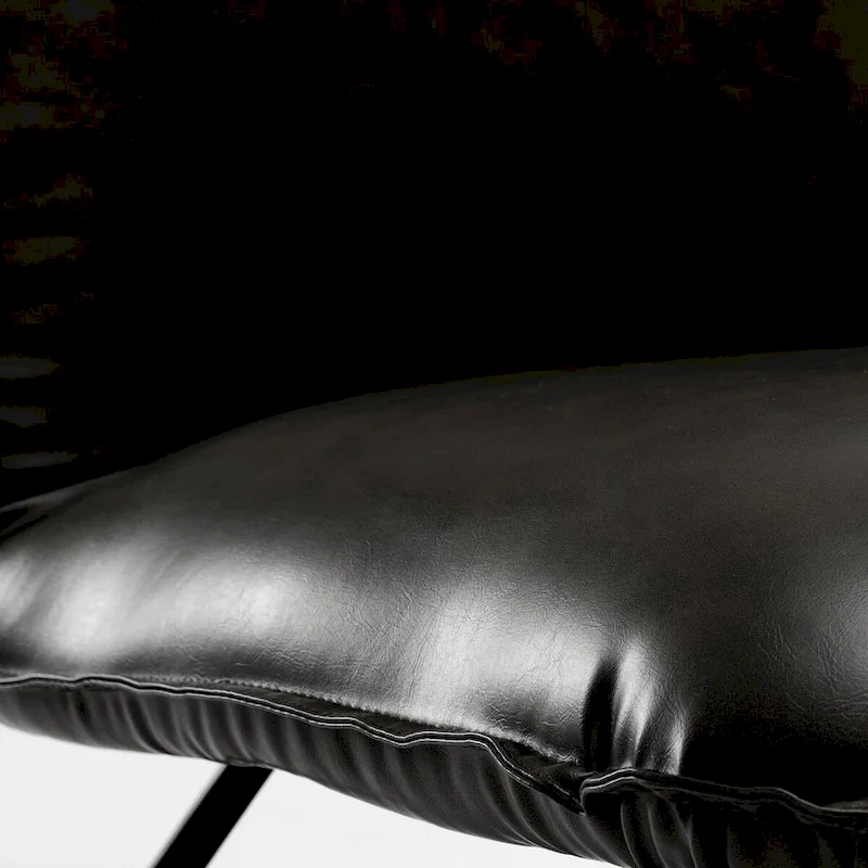 Mid Century Faux Leather Accent Chair With Adjustable Backrest Set of 2 - 31.5 H X 22.2 W X 23.6 D