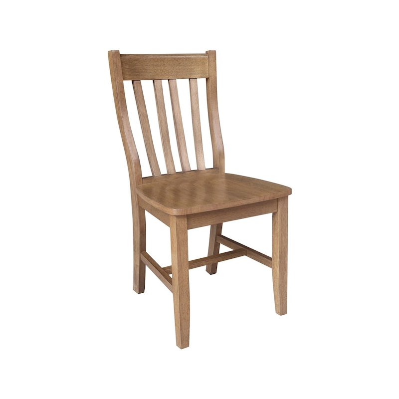 Copper Grove Quince Solid Wood Schoolhouse Chairs, Set of 2