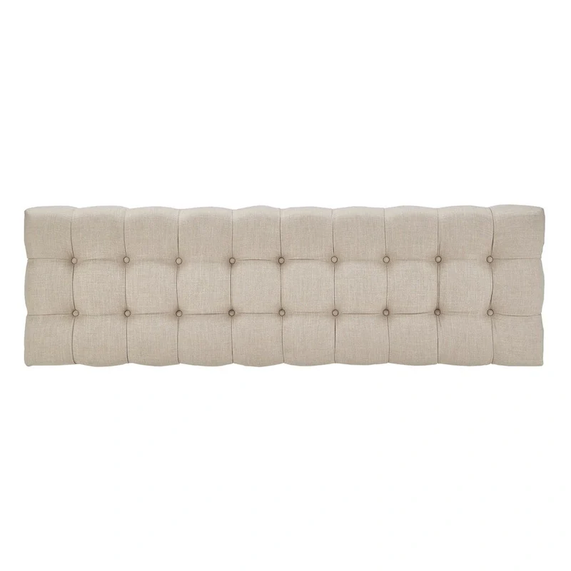 Knightsbridge Linen Fabric Tufted Bench by iNSPIRE Q Artisan