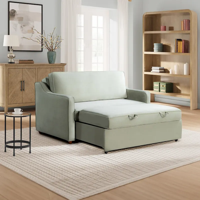 Serta Delaney Convertible Loveseat