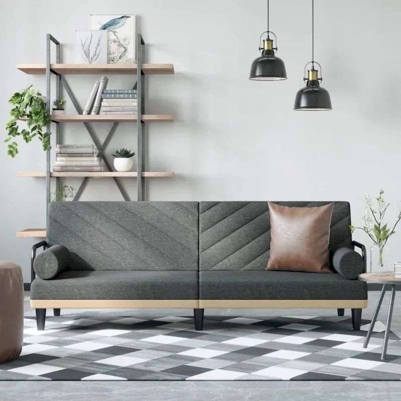Sleeper Sofa with Armrests Sofa Couch Recliner Chair Loveseat Fabric - 80.7 x 35 x 27.6