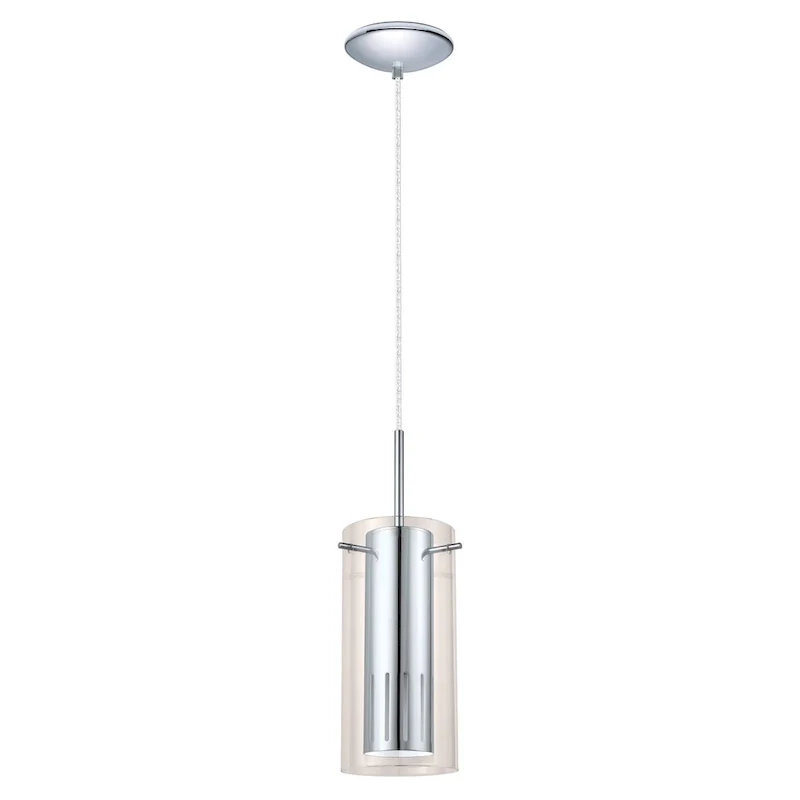 Eglo Pinto 1 1-Light Mini Pendant with Chrome Finish