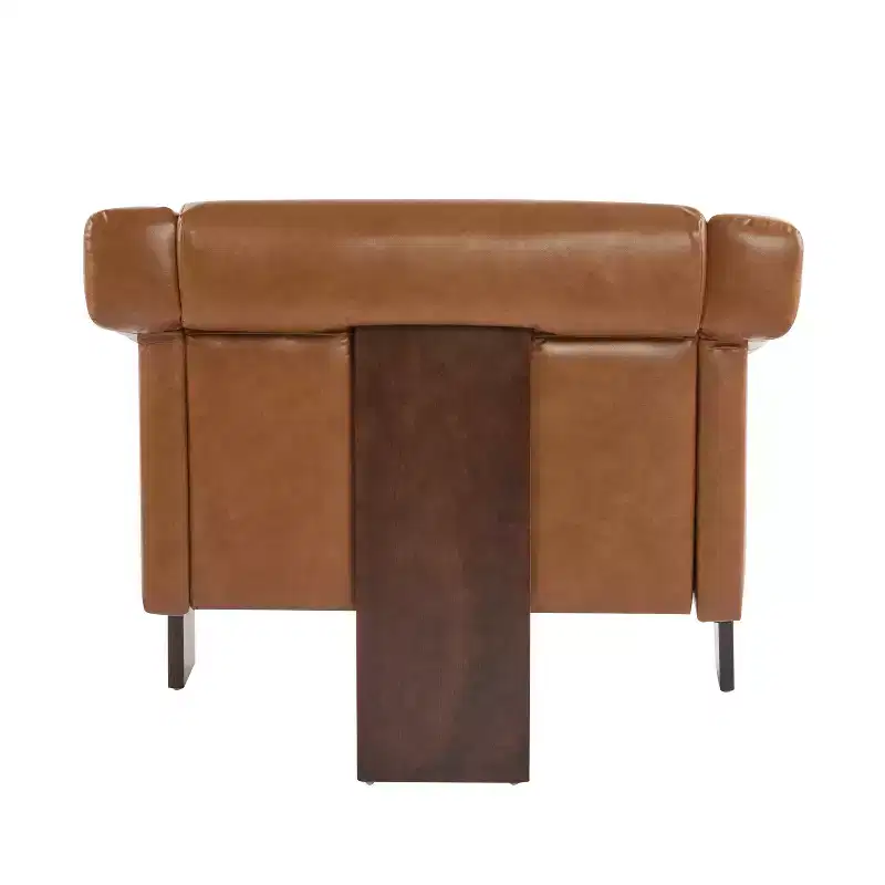 Christopher Knight Home Logan Mid-Century Modern Wooden Upholstered Accent Chair