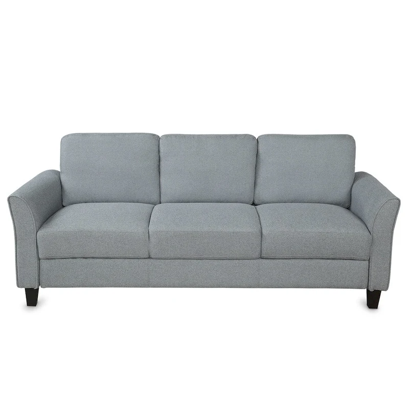 3-Seat Linen Fabric Sofa