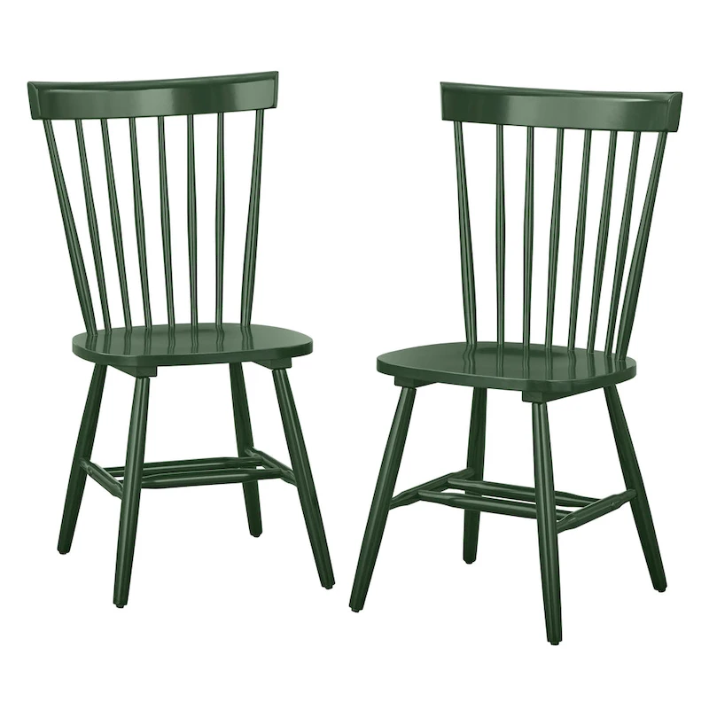 Simple Living Venice Solid Wood Spindle Dining Chairs (Set of 2)