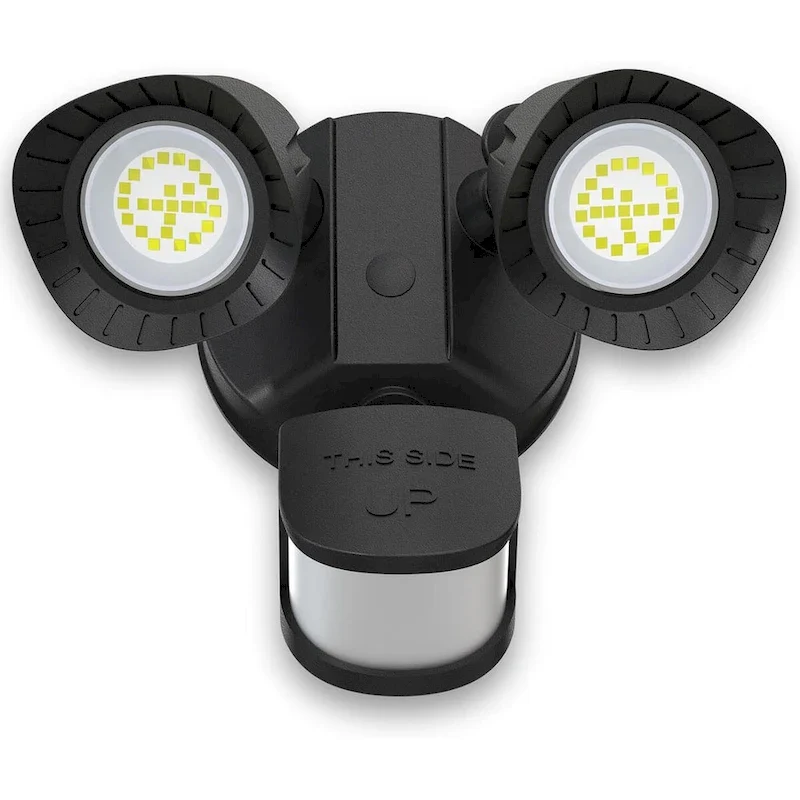 24W LED Flood Motion Sensor Outdoor Lights, 1800LM 5000K IP54 Waterproof, 5 Lighting Modes, 4 Lighting Durations