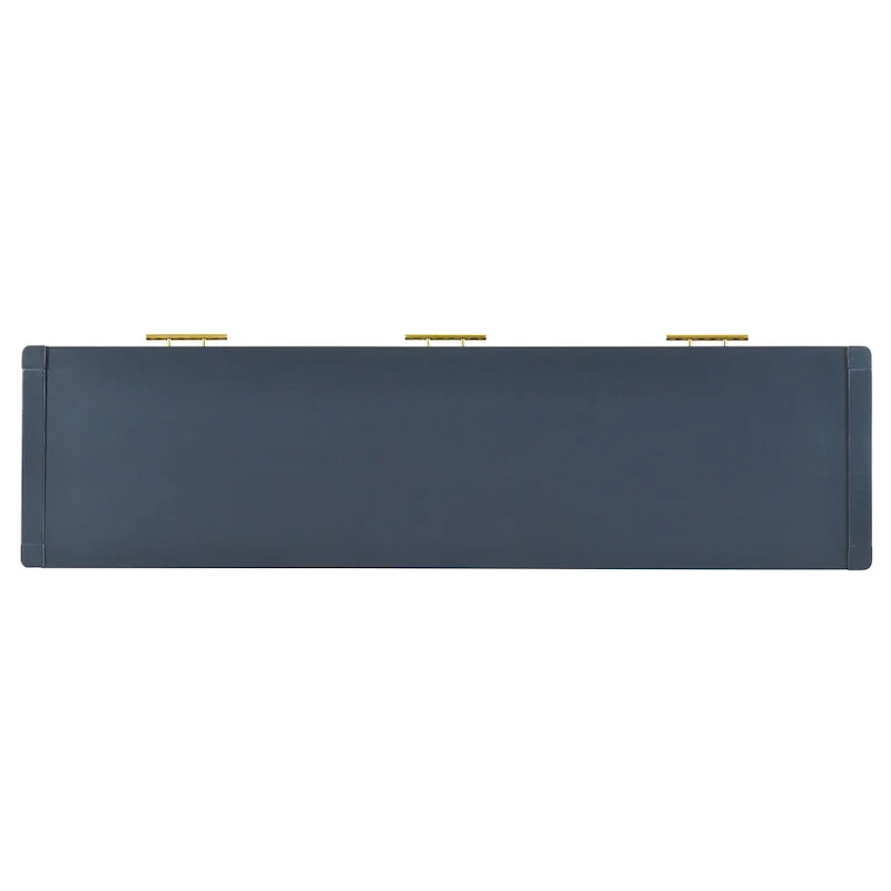 High-Quality Entryway Console Table with Vertical Stripe Drawers, Long Legs