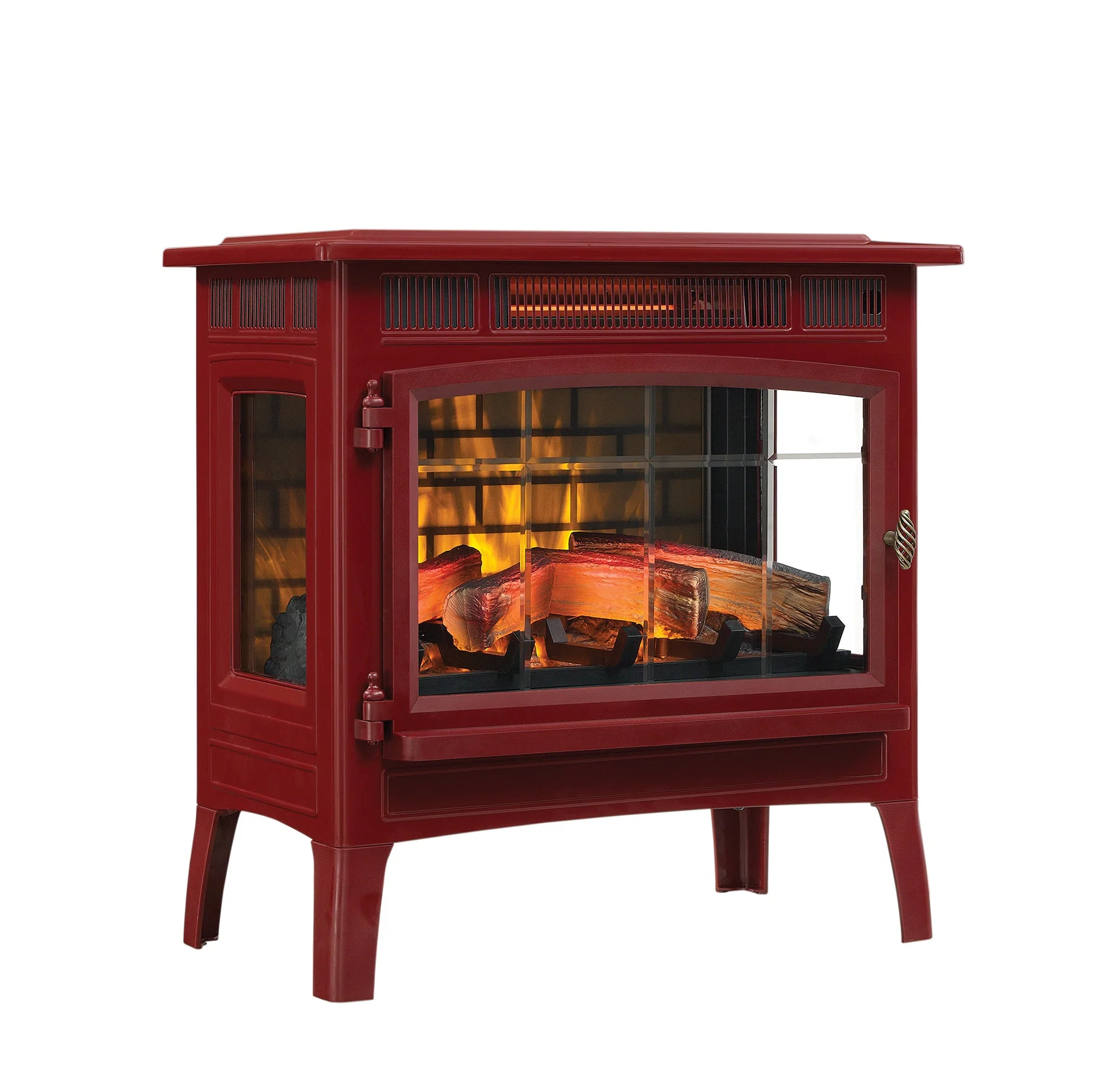 duraflame? Electric Infrared Fireplace Stove Heater with 3D Flame Effect