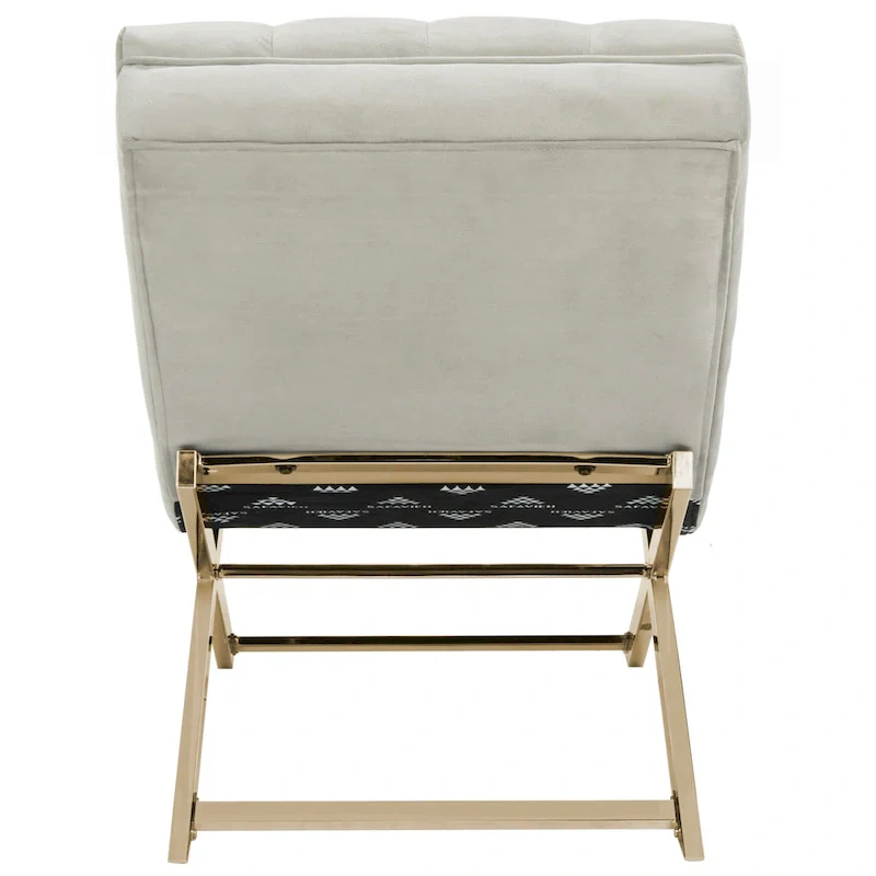 Cheri Chaise with Round Pillow - 65Wx23Dx33H