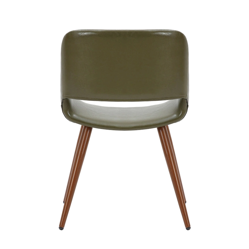 Carson Carrington Langa Faux Leather Mid-Century Dining Chair with Metal Legs