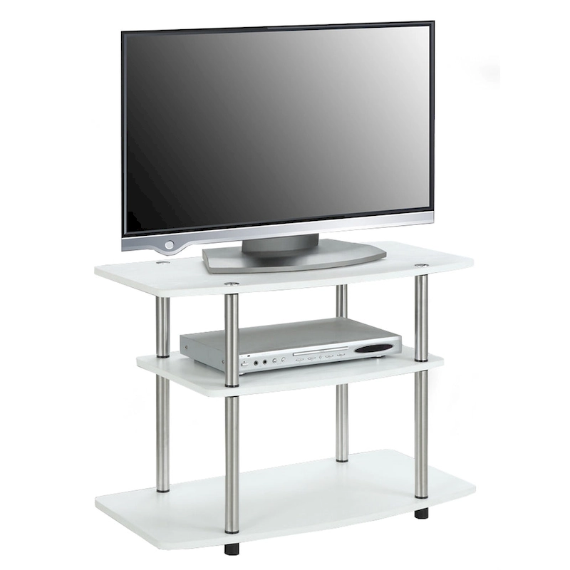 Convenience Concepts Designs2Go No Tools 3 Tier TV Stand