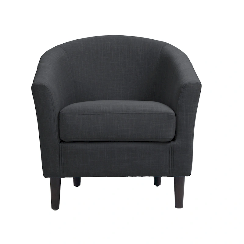 2 Set Modern Accent Chair Upholstered Barrel Chair