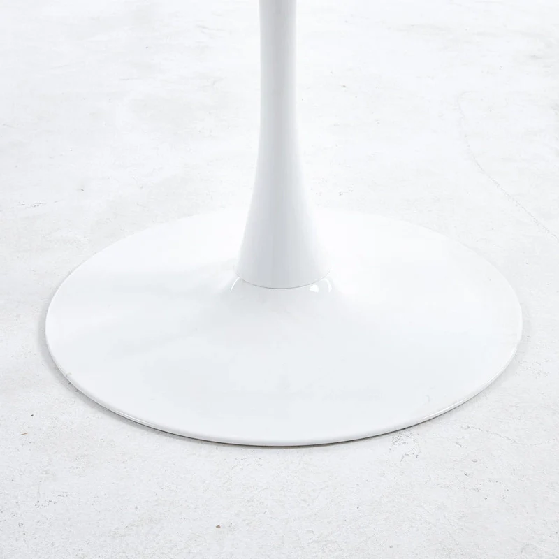 Round Tulip Table with MDF Top, Pedestal Design