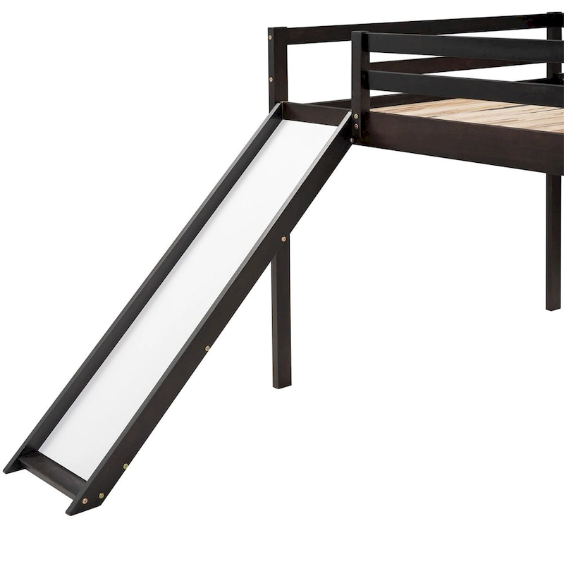 Merax Full Loft Bed with Slide
