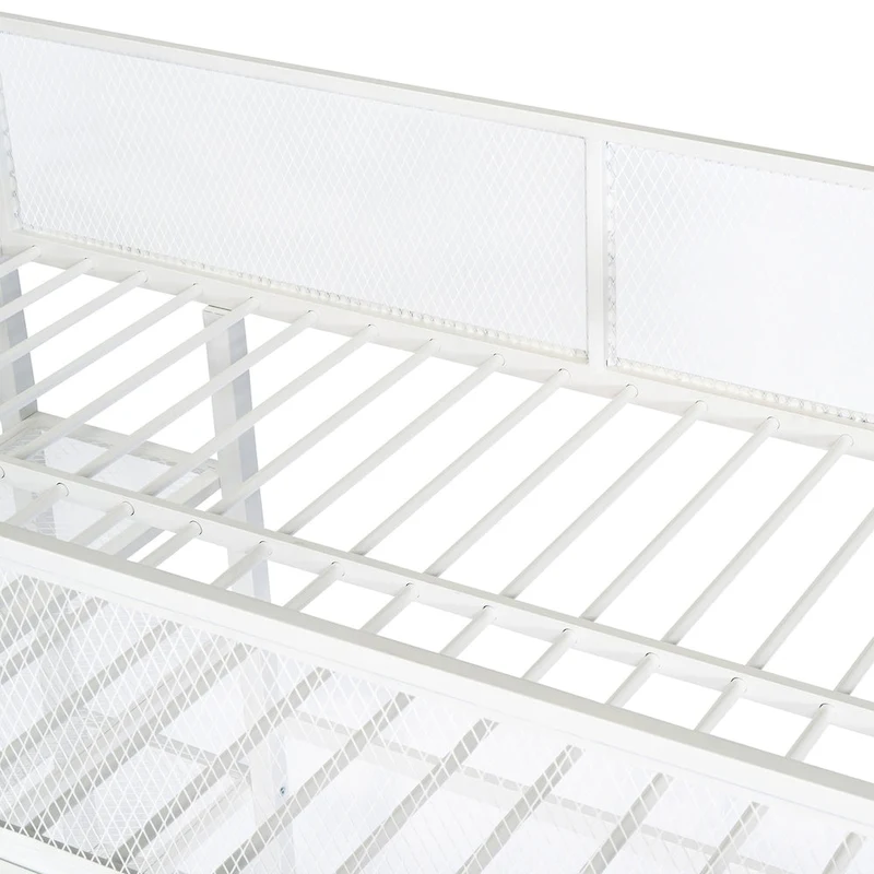 White Modern Style Multi-functional Loft Bed