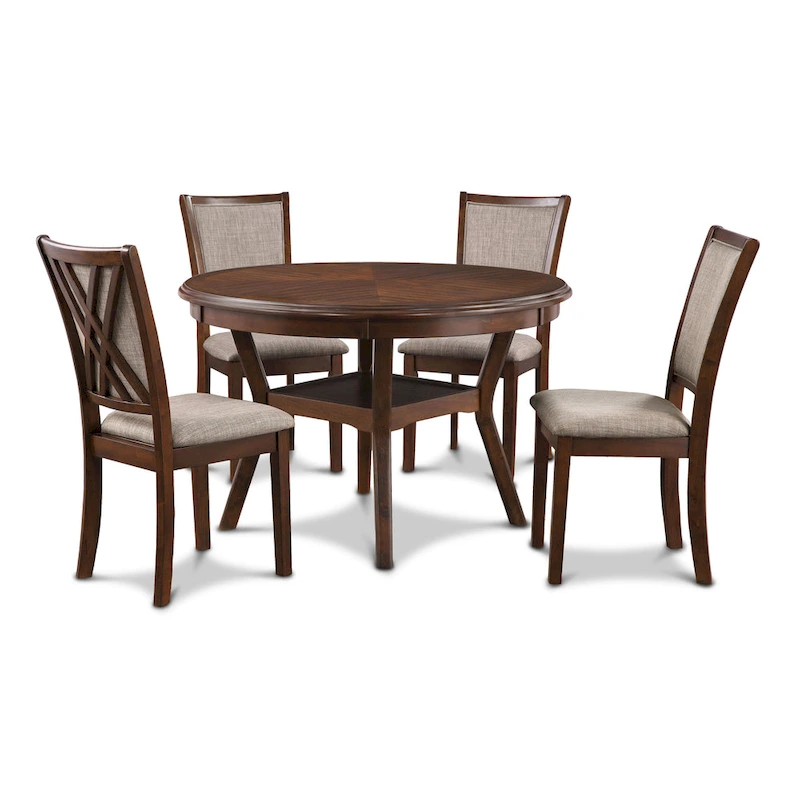 New Classic Furniture Baart 5-Piece Round Dining Set