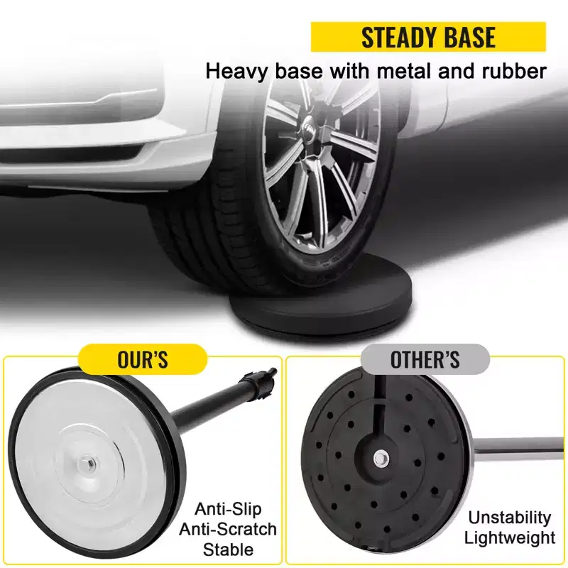 Crowd Control Stanchion with 6.6 ft/2 m Black Retractable Belt, Black Crowd Control Barrier, Black