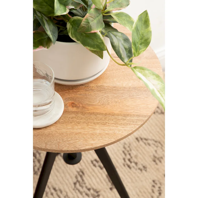 Kate and Laurel Keres Adjustable Side Table