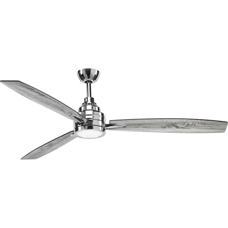 Gaze Collection 60  LED Reversible Three-Blade Ceiling Fan - 60 in x 60 in x 13.125 in