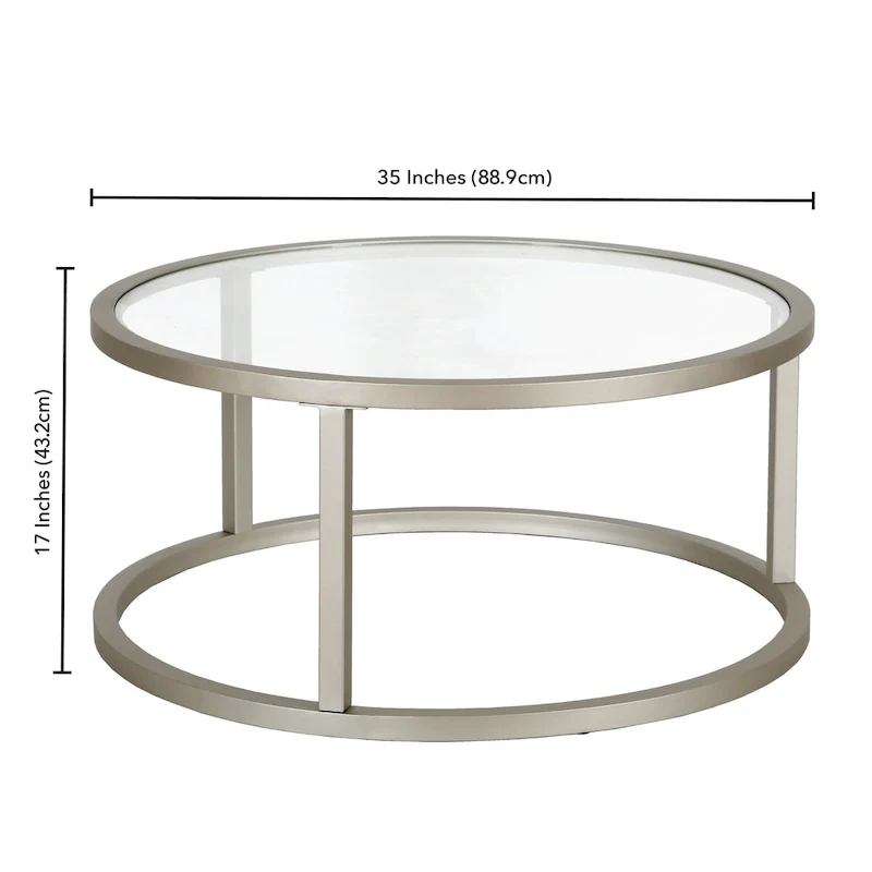 Round Metal Coffee Table