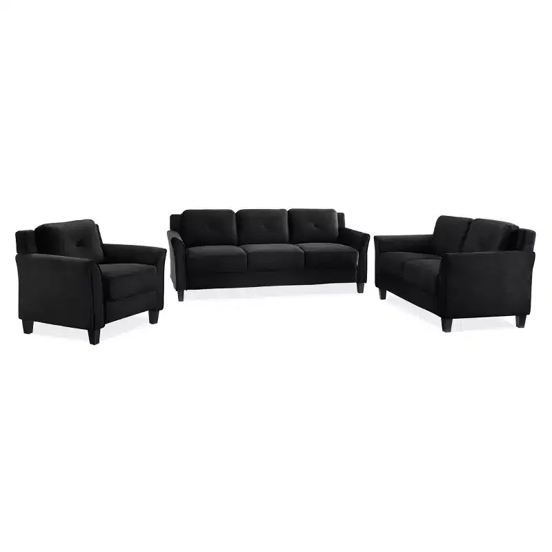 Harper Tufted Microfiber Sofa - Lifestyle Solutions