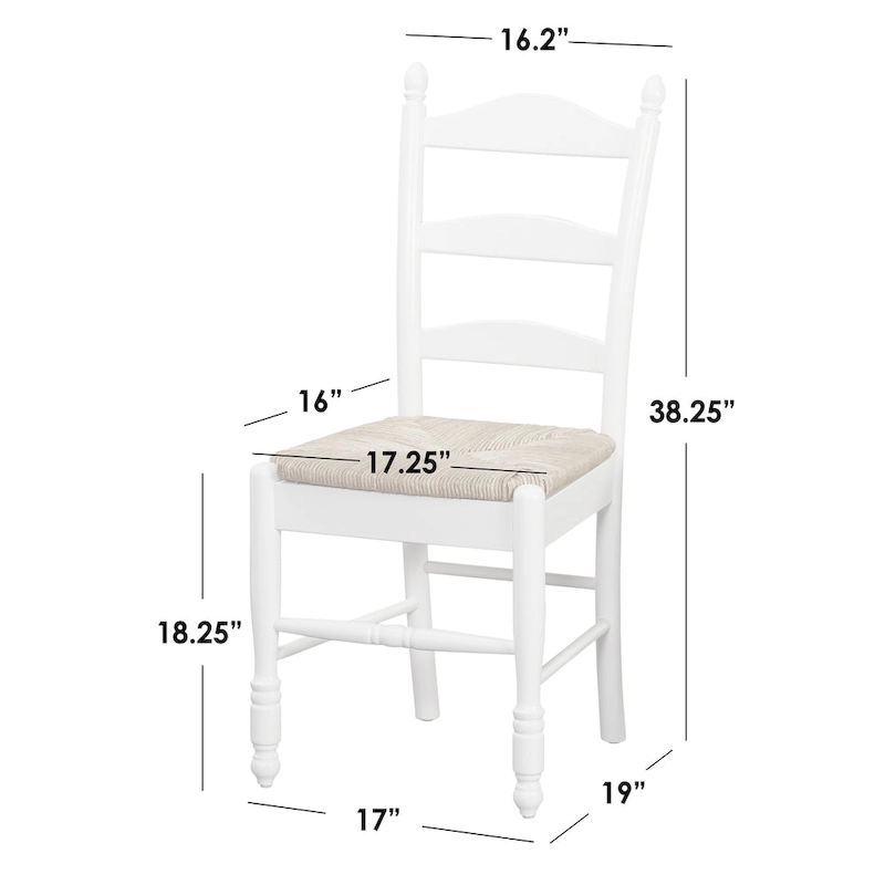 Simple Living 3-Piece Jessie Ladder back Dining Set