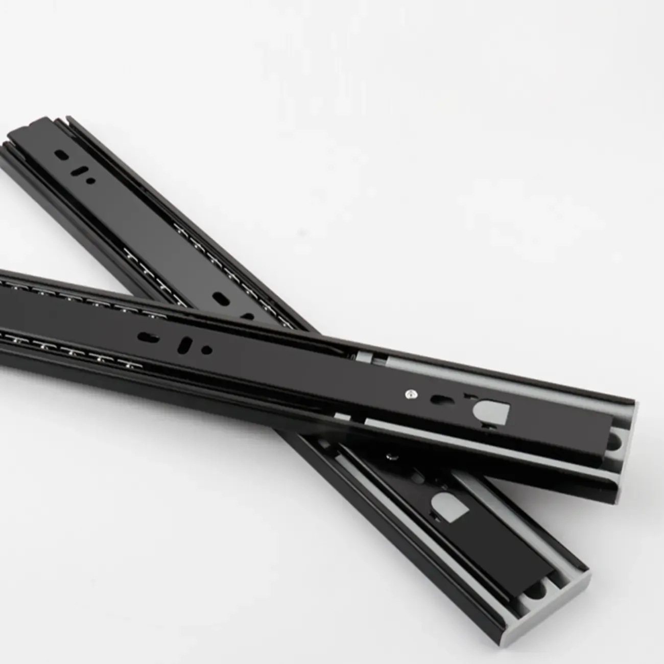 Modern Narrow Wooden Nightstand with 3 Drawers