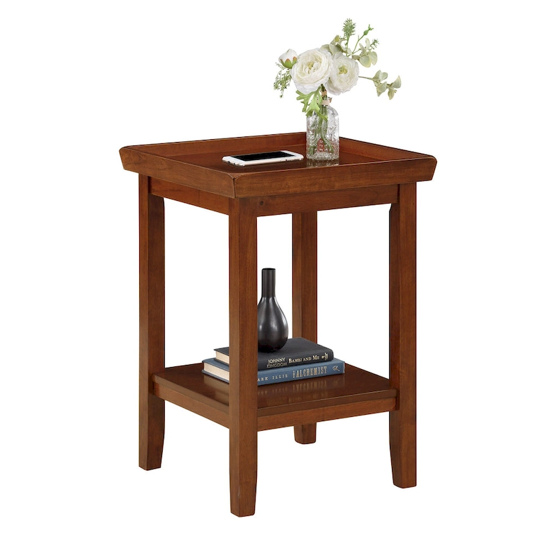 Convenience Concepts Ledgewood End Table with Shelf