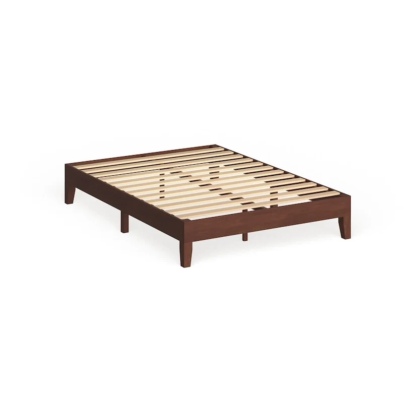 12-inch Deluxe Wood Full-size Platform Bed