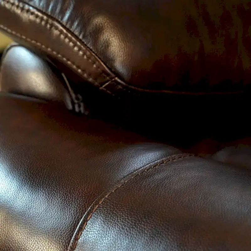 Top Grain Leather Power Recliner Chair Adjustable Headrest Extendable Footrest Zero Gravity Recliner