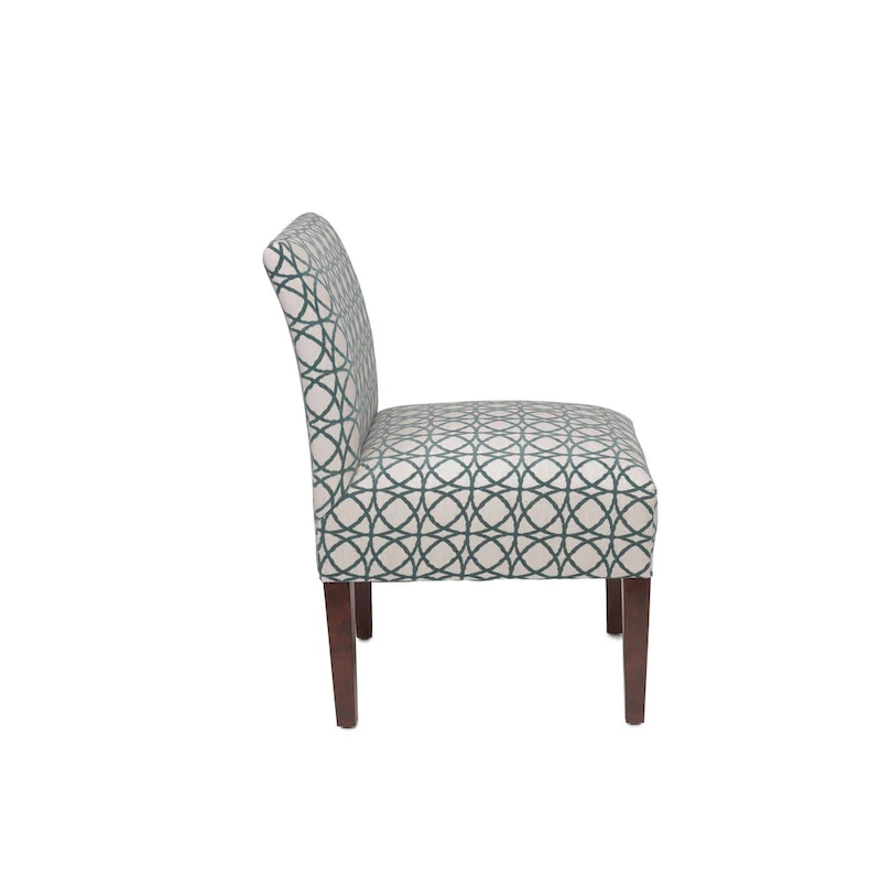 Samantha Transitional Button Tufted Slipper Chair