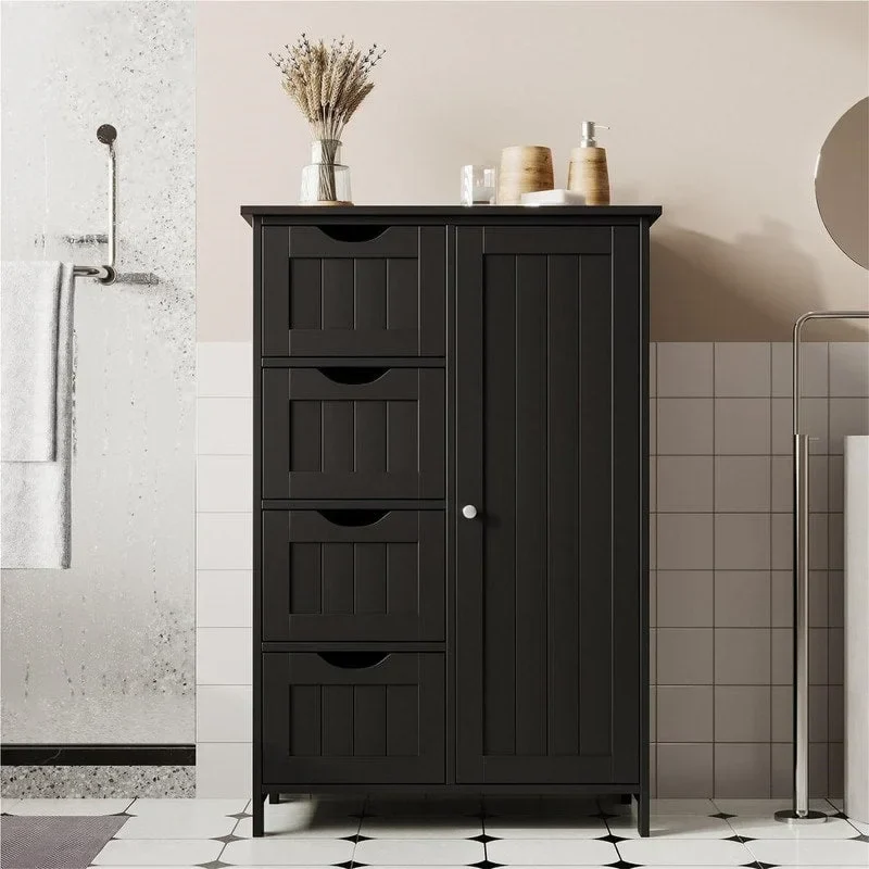 Bathroom Floor Cabinet - 11.8D x 21.7W x 32.5H