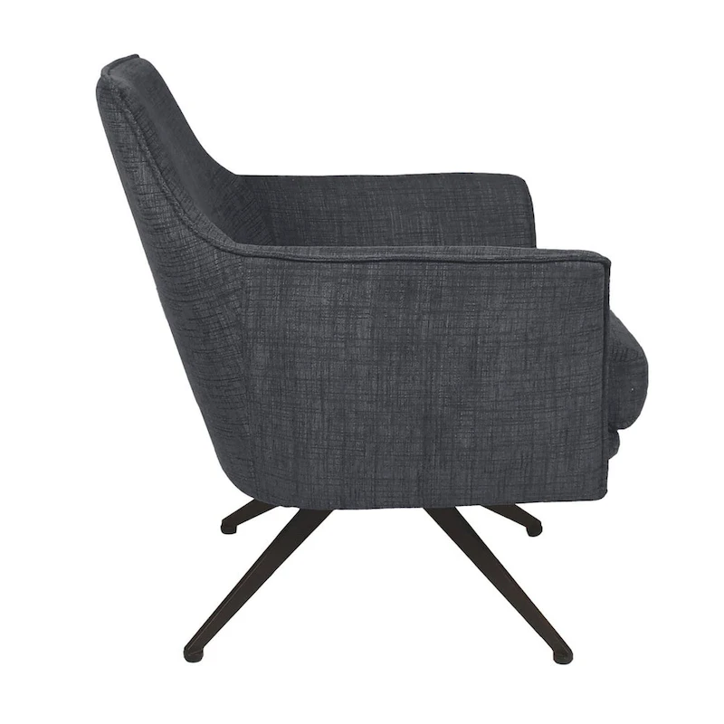 Aura Upholstered Swivel Chair by East at Main - 29.5x28.5x31