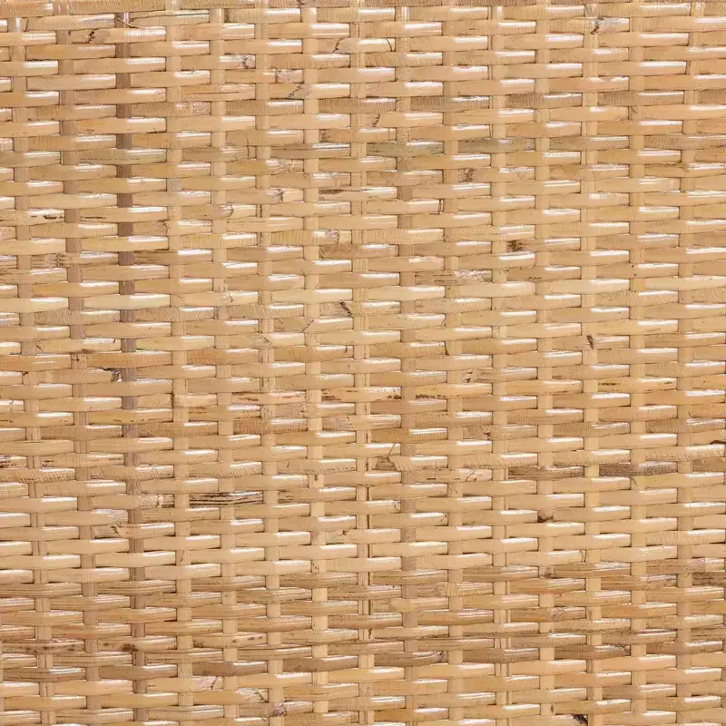 bali & pari Papua Dining Chair: Acacia Frame, Woven Rattan, Bohemian Design, Assembly Required