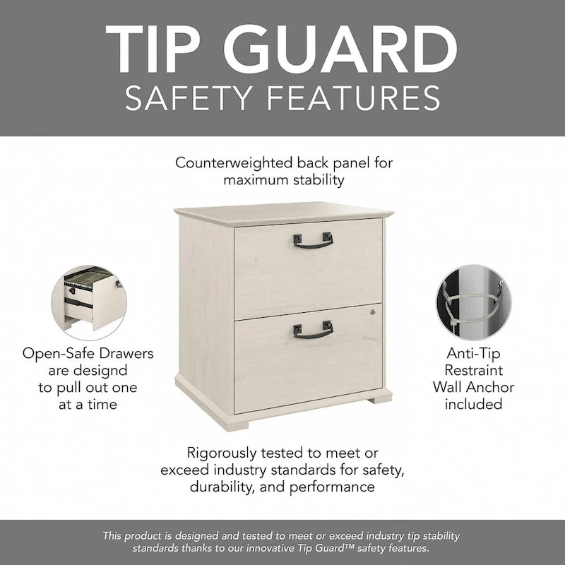 Homestead Farmhouse Lateral File Cabinet by Bush Furniture