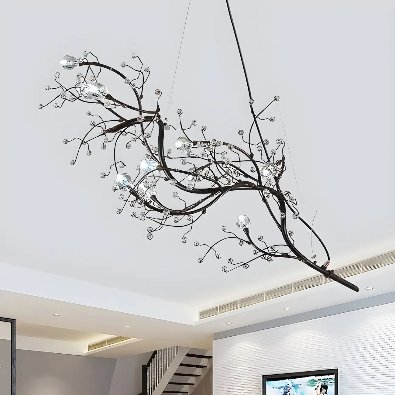 Modern Metal Branch LED Pendant Chandelier