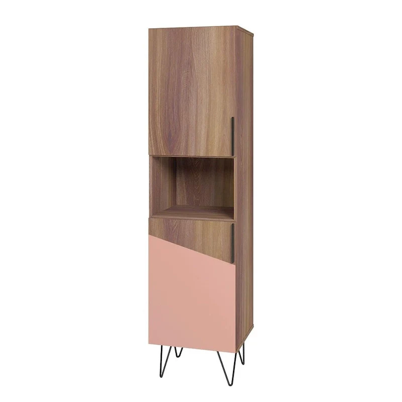 Beekman 17.51 Narrow Bookcase Cabinet with 5 Shelves