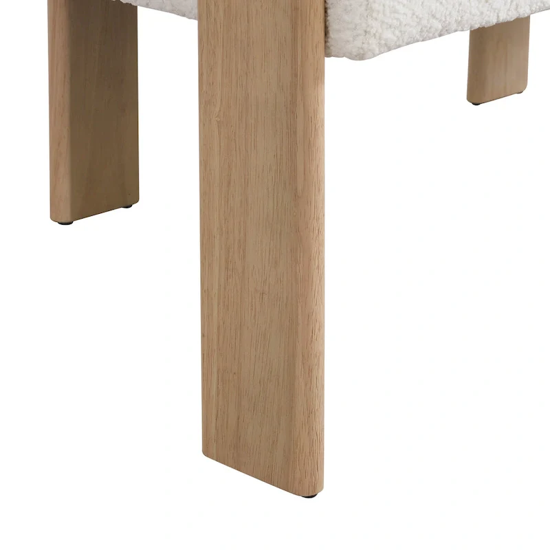 Loft Round armrest loveseat Rubber Wood