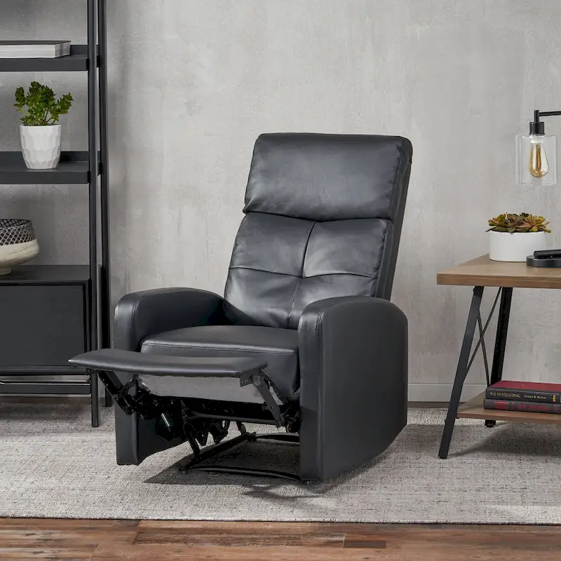 Samedi PU Leather Recliner Club Chair by Christopher Knight Home