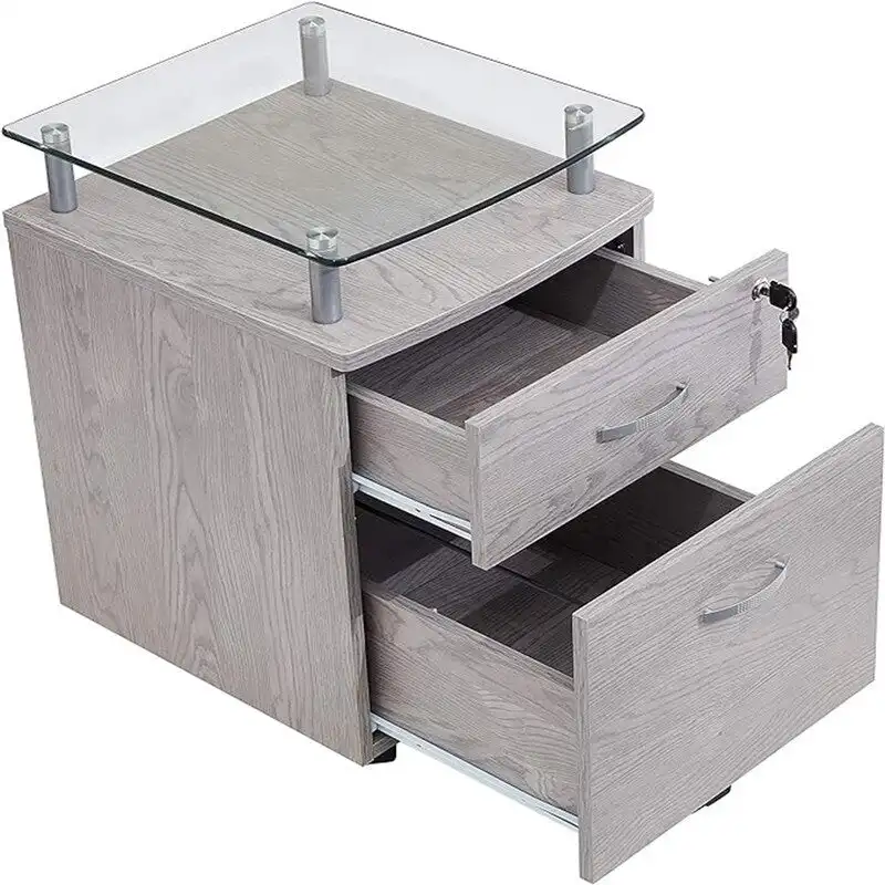 Rolling File Cabinet - 17.5D x 15.75W x 24H