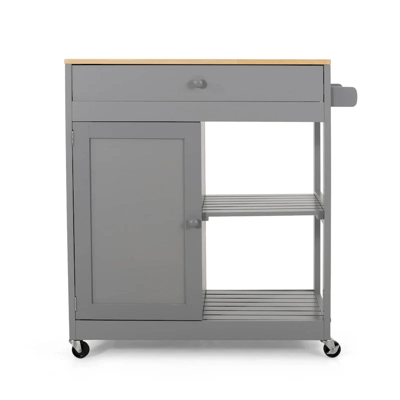 Telfair Kitchen Cart with Wheels by Christopher Knight Home