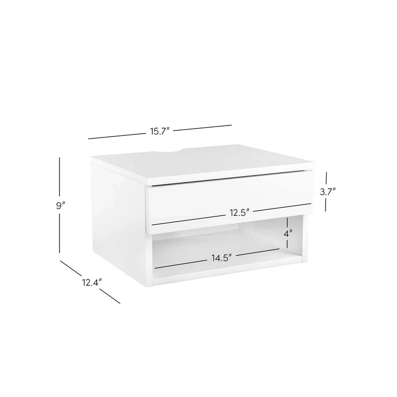 Modern Floating Bedside Nightstand