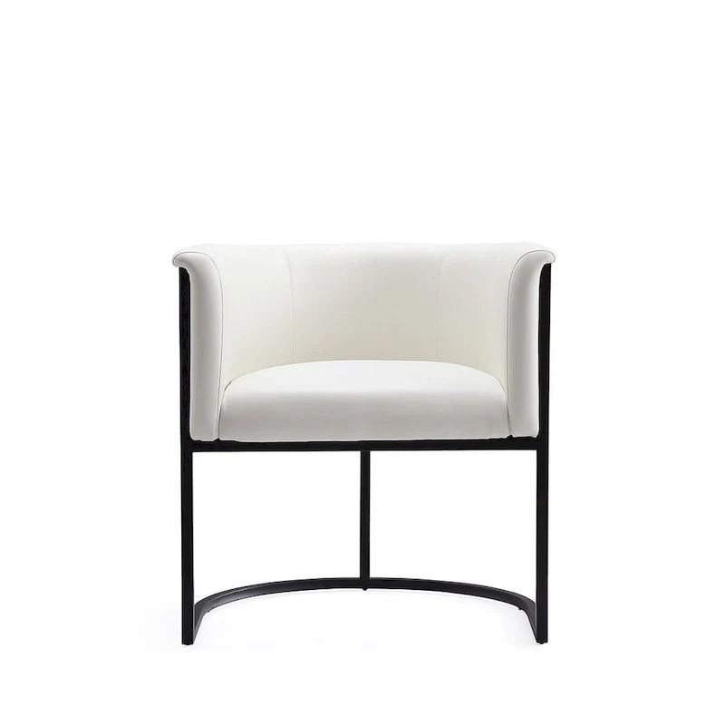 Faux Leather Dining Chairs Set of 2 - Pebble/White/Saddle/Tan/Black