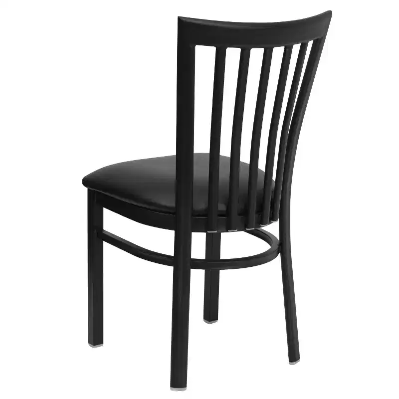 Flash Furniture Black School House Back Metal Restaurant Chair