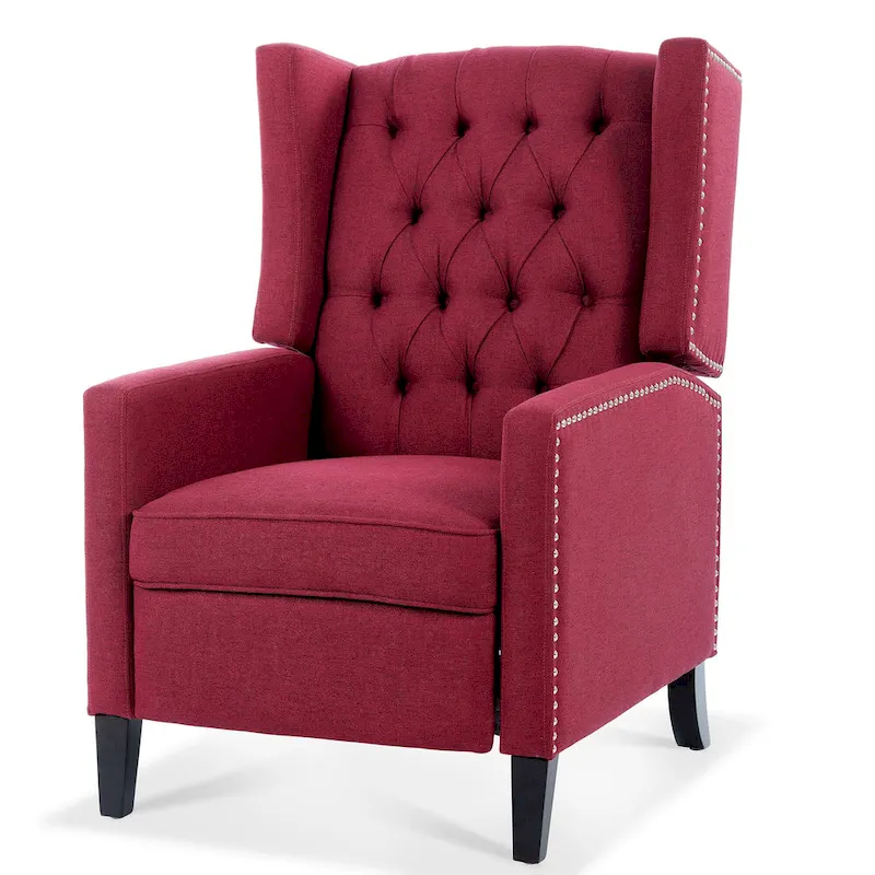 Wide Manual Wing Chair Recliner - 34.45 x 27.16 x 40.55