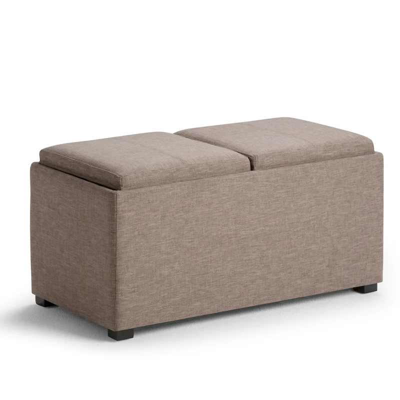 WYNDENHALL Franklin Upholstered 3-piece Ottoman Set
