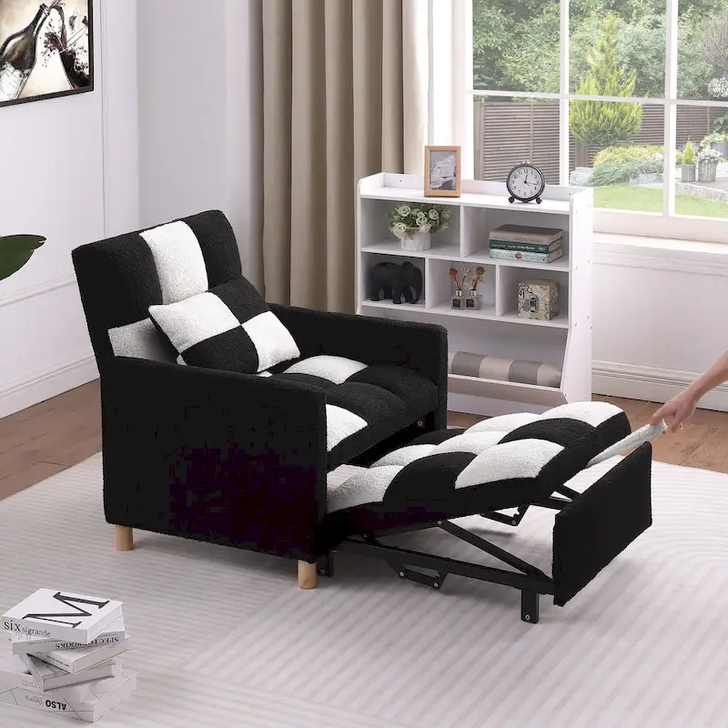 Convertible Sleeper Sofa Chair Bed with Pillow